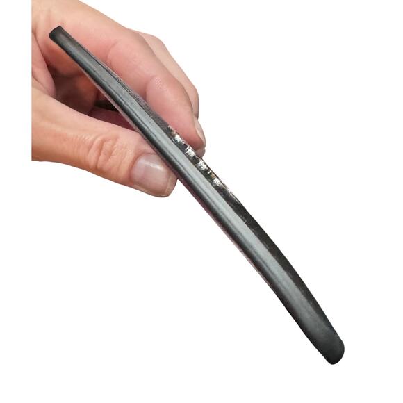 NWT Auth Salvatore Ferragamo Gancini Black Red Leather Card Case Holder - Picture 7 of 12